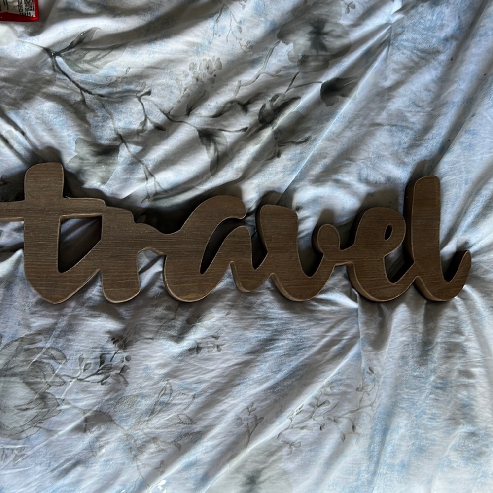 TRAVEL Home Decor Sign